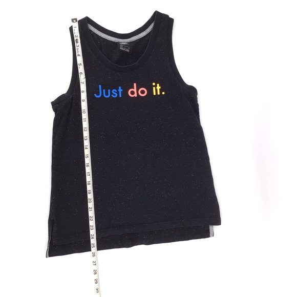 Nike Sportswear Just Do It Neon Rainbow Speckle Splatter Tank Top Size Small - Picture 5 of 8